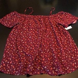 Off the shoulder top